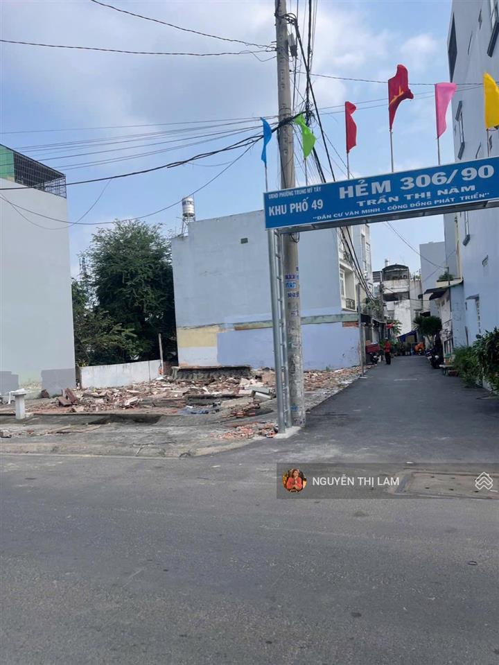 Bán lô đất đẹp ngay trần thi năm ủy ban phường tân chánh hiệp quận 12