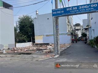 Bán lô đất đẹp ngay trần thi năm ủy ban phường tân chánh hiệp quận 12