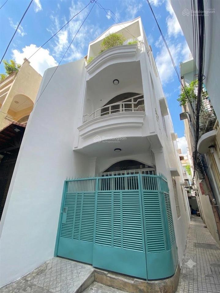 Nhà hẻm ba gác, khu an ninh yên tĩnh cách mt cmt8 đúng 1 căn (dt 33m2, lầu lầu đúc xây full)