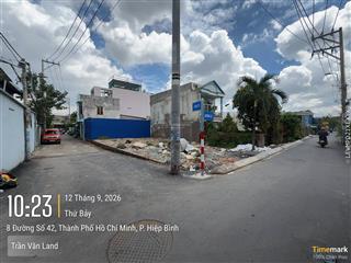 Bán đất hxh thông gpxd 4 tầng ngay chợ hiệp bình, ngã ba tam bình
