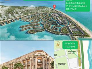 Bán gấp mã căn tđx  108 nằm tại khu vịnh ngọc  vị trí mặt tiền biển  0903 419 *** ( em thư )