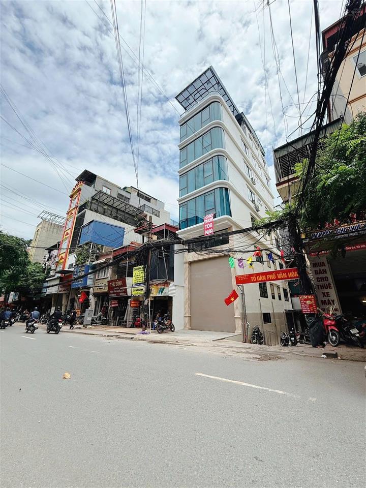Bán nhà mặt phố la thành, ô chợ dừa dt 75m², 8 tầng, lô góc, giá 56.8 tỷ