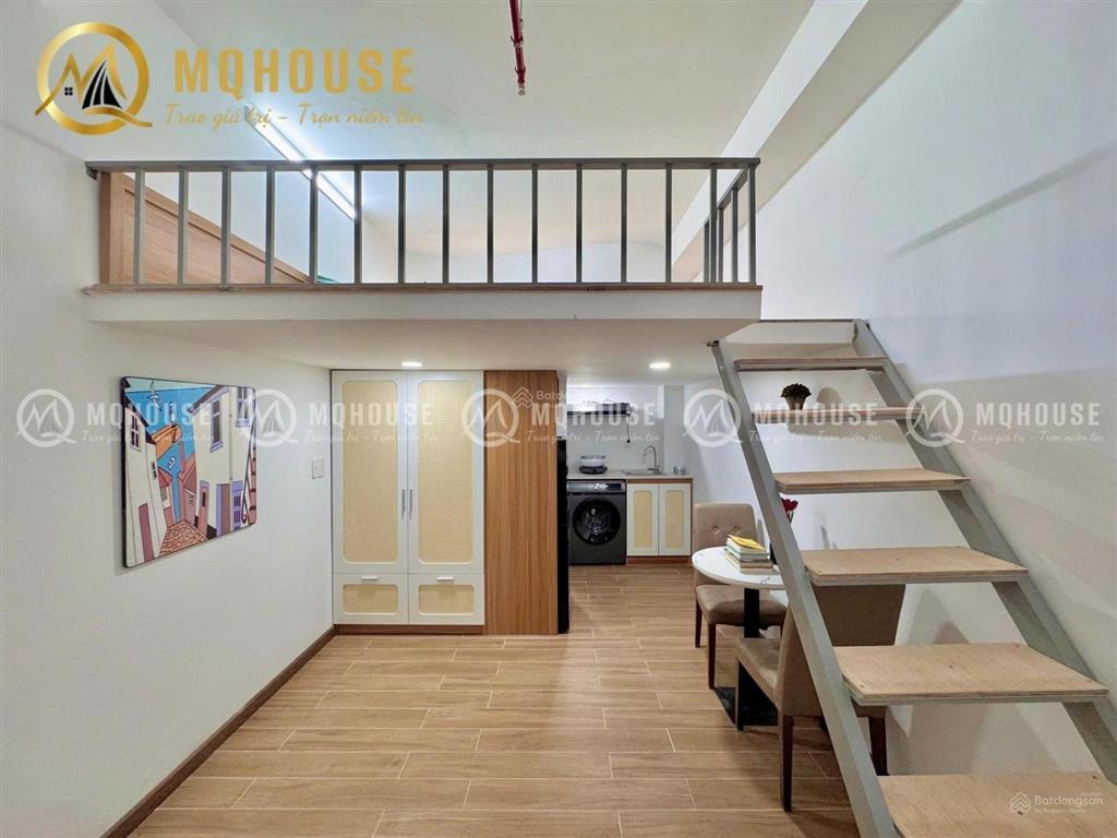 Cho thuê phòng ngay trường đại học văn lang cs3 nơ trang long duplex cửa sổ trời thang máy
