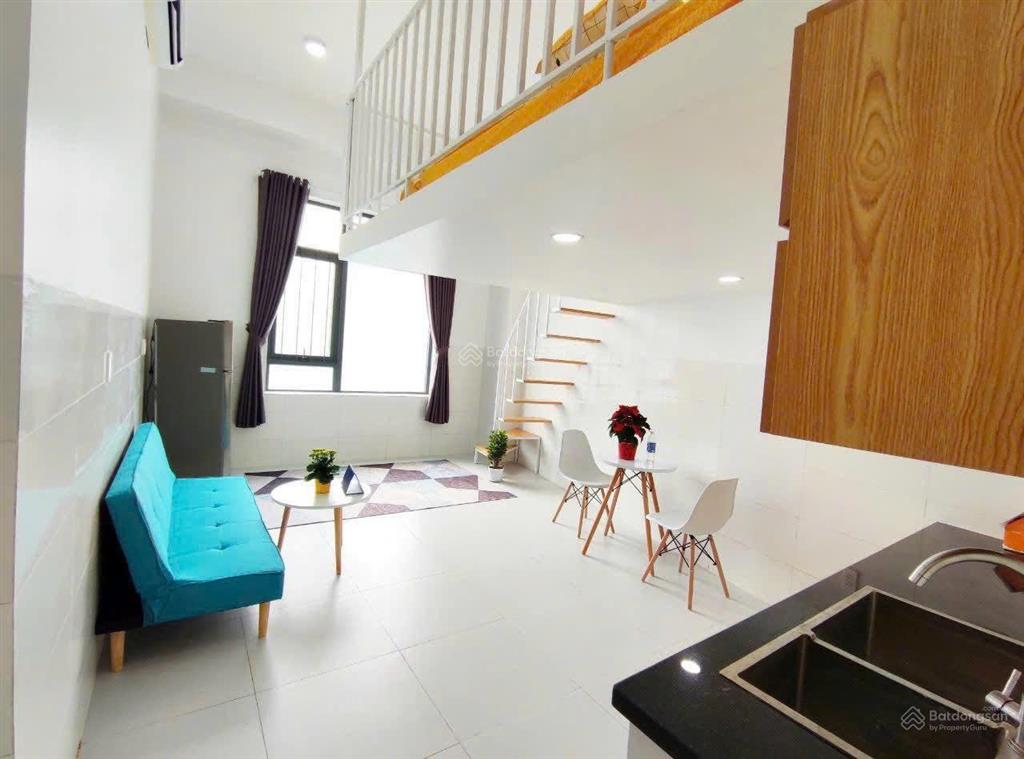 Cho thuê phòng ngay trường đại học văn lang cs3 nơ trang long duplex cửa sổ trời thang máy