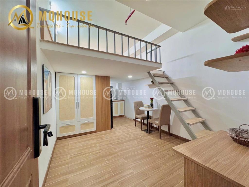 Cho thuê phòng ngay trường đại học văn lang cs3 nơ trang long duplex cửa sổ trời thang máy