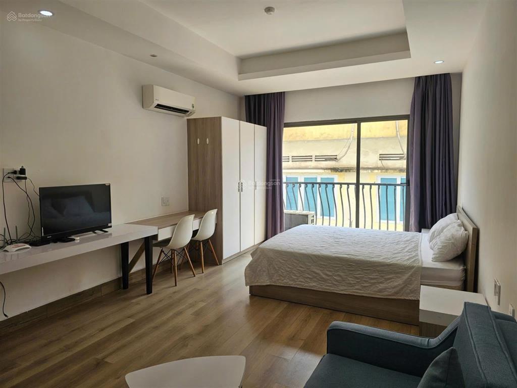 Cho thuê căn hộ studio 1pn ban công gần quận 1, phú nhuận  gym, hồ bơi. thang máy  9tr