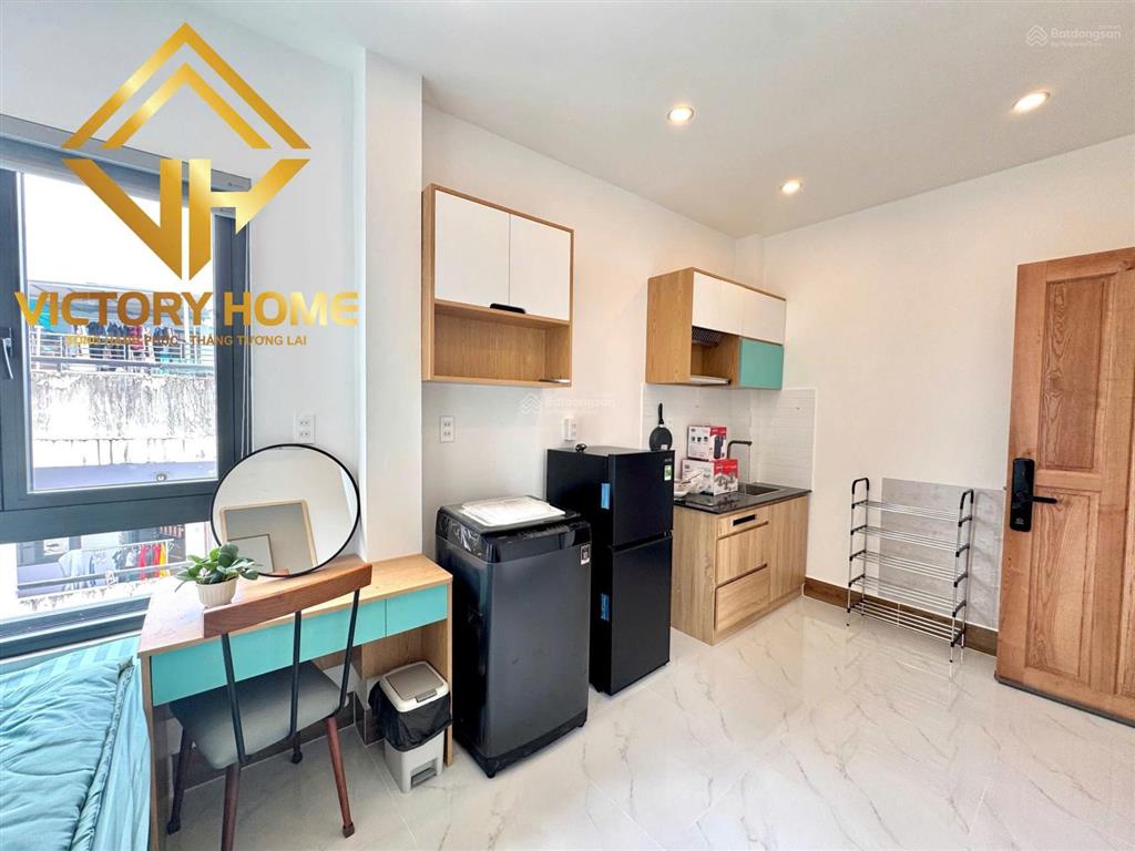 Studio mới đẹp gần vlu/bà chiểu/ngã tư phú nhuận/công viên gia định gò vấp, tm, giặt riêng