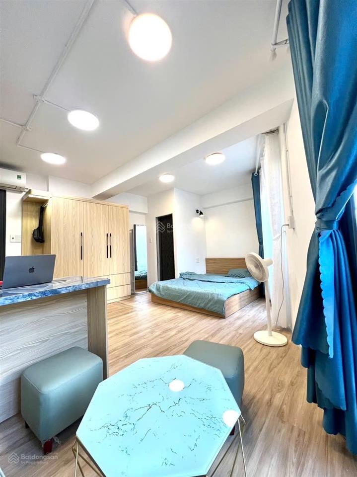 Cho thuê căn hộ studio ban công 40m2 gần đakao quận 1, phú nhuận  trường sa  thang máy  8.5tr