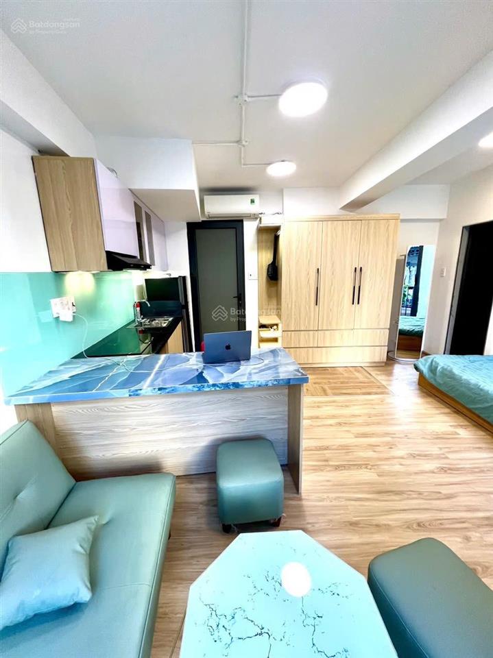Cho thuê căn hộ studio ban công 40m2 gần đakao quận 1, phú nhuận  trường sa  thang máy  8.5tr