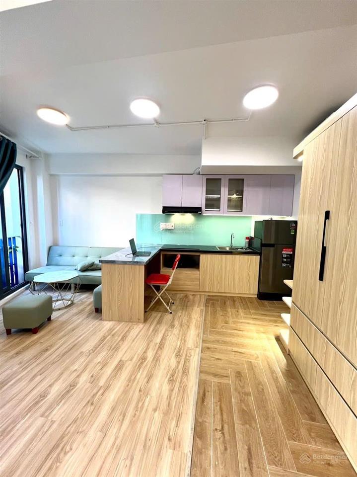 Cho thuê căn hộ studio ban công 40m2 gần đakao quận 1, phú nhuận  trường sa  thang máy  8.5tr