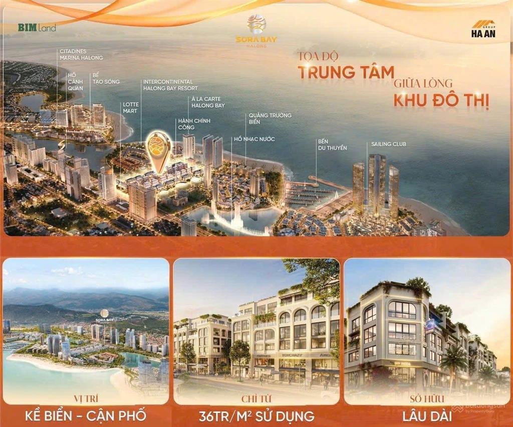 Căn shophouse hiếm trên trục phố thương mại biển tại sora bay ha long
