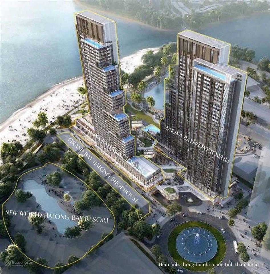 Căn 1pn view hồ nhạc nước tòa m aria bay