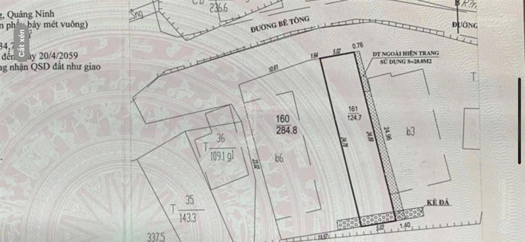 Giá tốt nhất thị trường. chính chủ cần bán lô đất ngõ sau nhà khách 368. trung tâm bãi cháy hạ long
