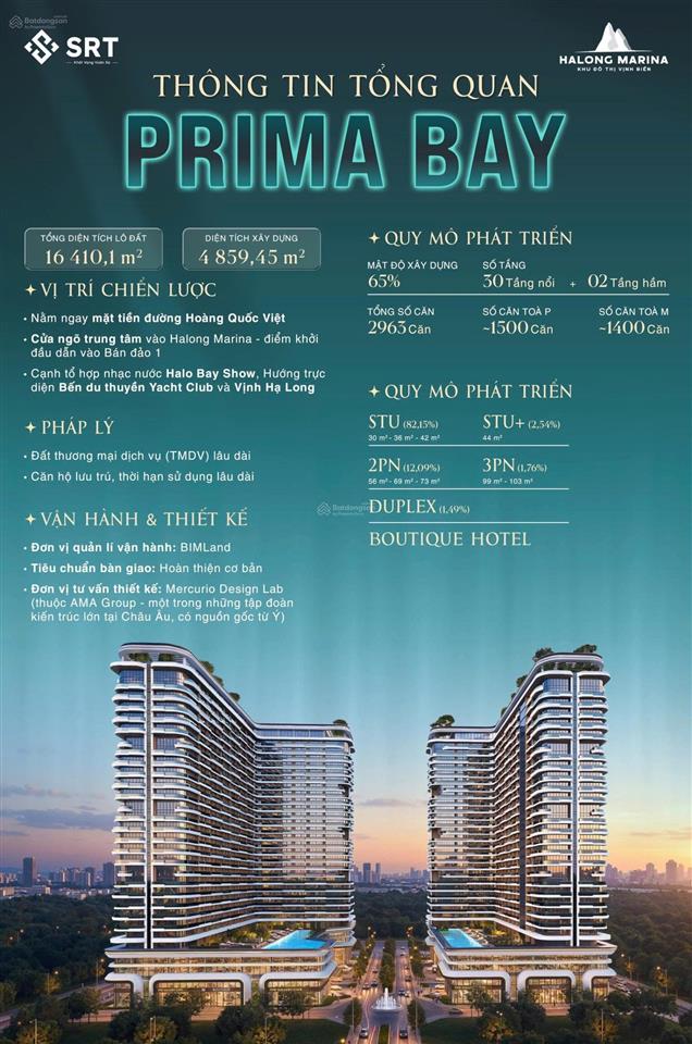Prima bay hạ long  bim group giá full chỉ 1,4 tỷ / căn