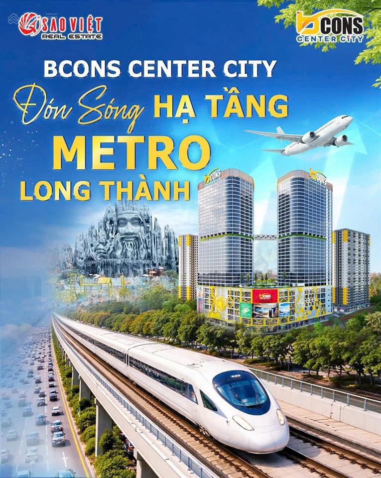 Bcons center city cạnh metro btst  tầng cao view đẹp  hướng nam  giỏ hàng nội bộ