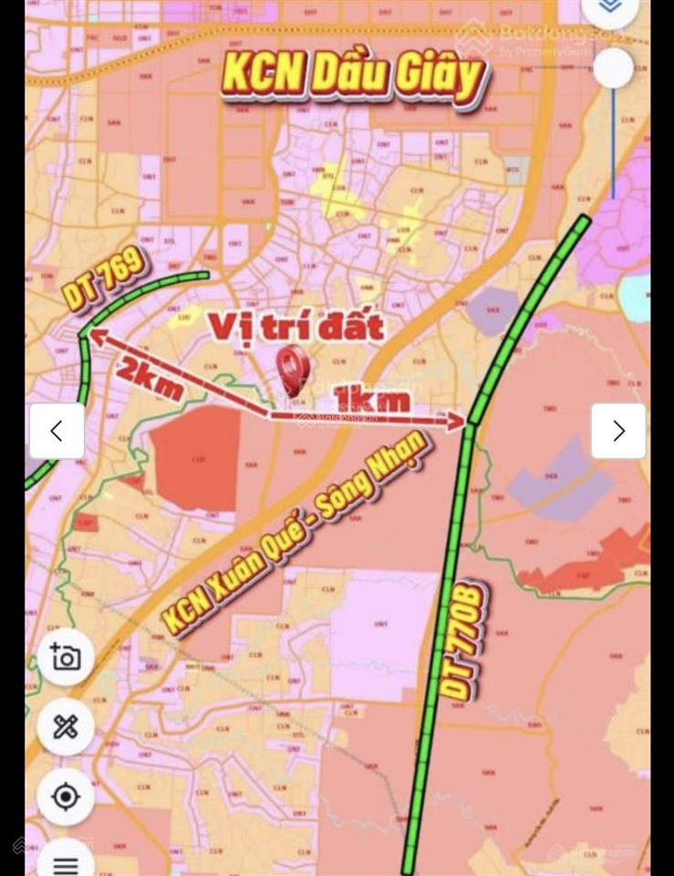 Đất nền thổ cư gần sân bay long thành cạnh kcn dầu giây