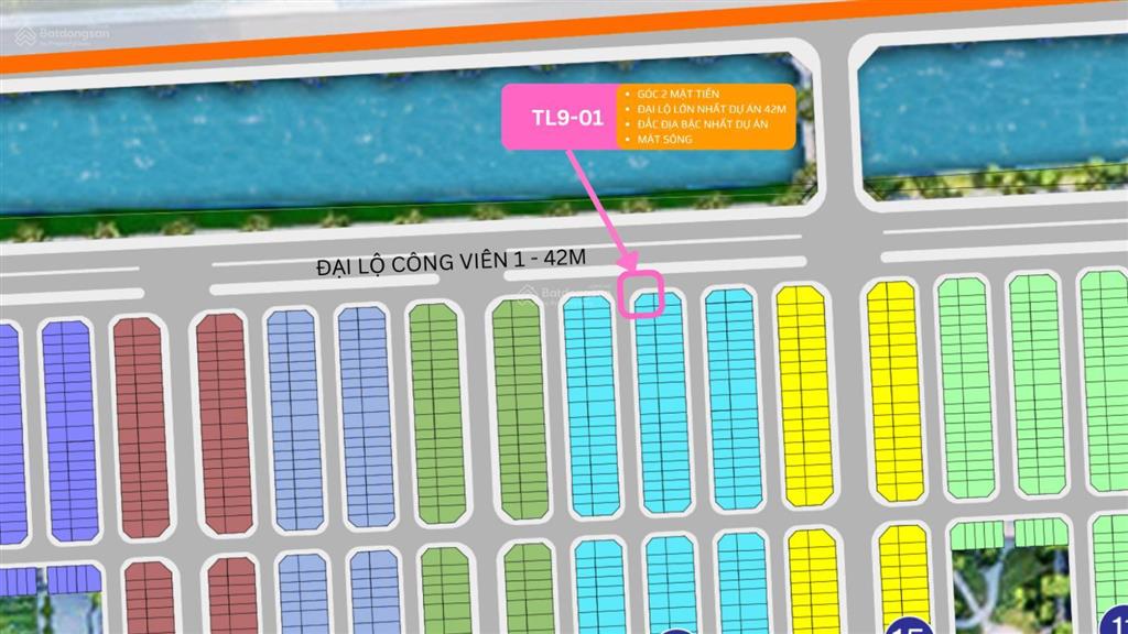 Siêu phẩm góc đại lộ công viên 42m, 4 tầng view trực diện nhánh sông sài gòn