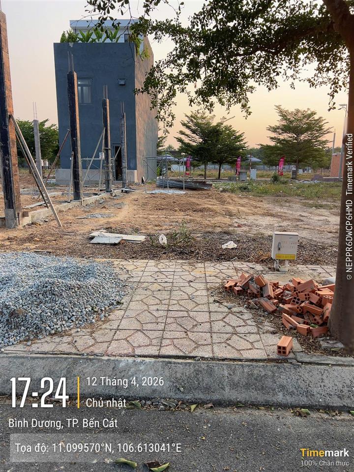 Khu dân cư thới hòa  cạnh trường đại học qt việt đức 5x16m, sổ riêng dân cư hiện hữu