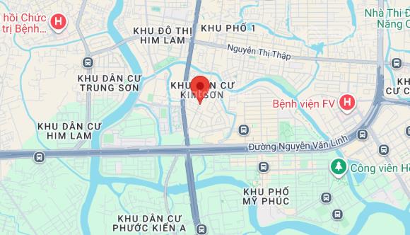 Bán đất tặng nhà, sát bên lotte mart quận 7. 105m2, sẵn dòng tiền. chỉ hơn 9 tỷ