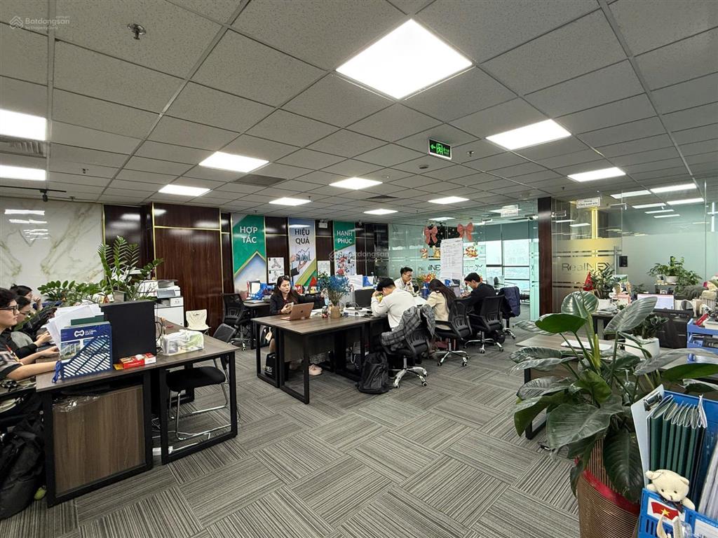 Cho thuê văn phòng sông đà phạm hùng 150m² giá chỉ 235k/m2 chia sẵn phòng, làm ngoài giờ free