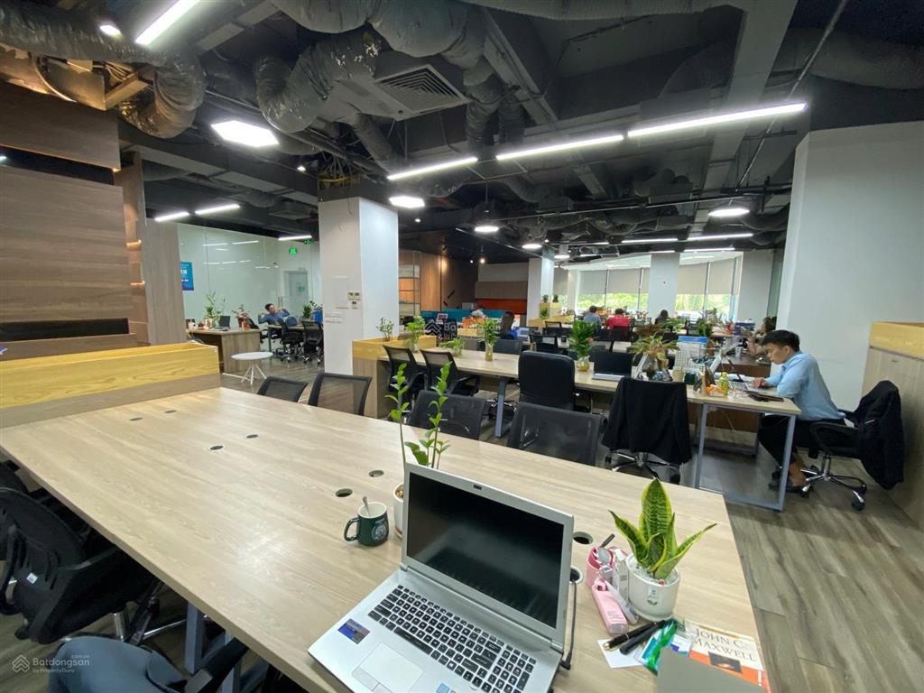 Cđt cho thuê vp n05 hoàng đạo thúy 150m² cắt diện tích theo yêu cầu, có nội thất, giá 250k/m²