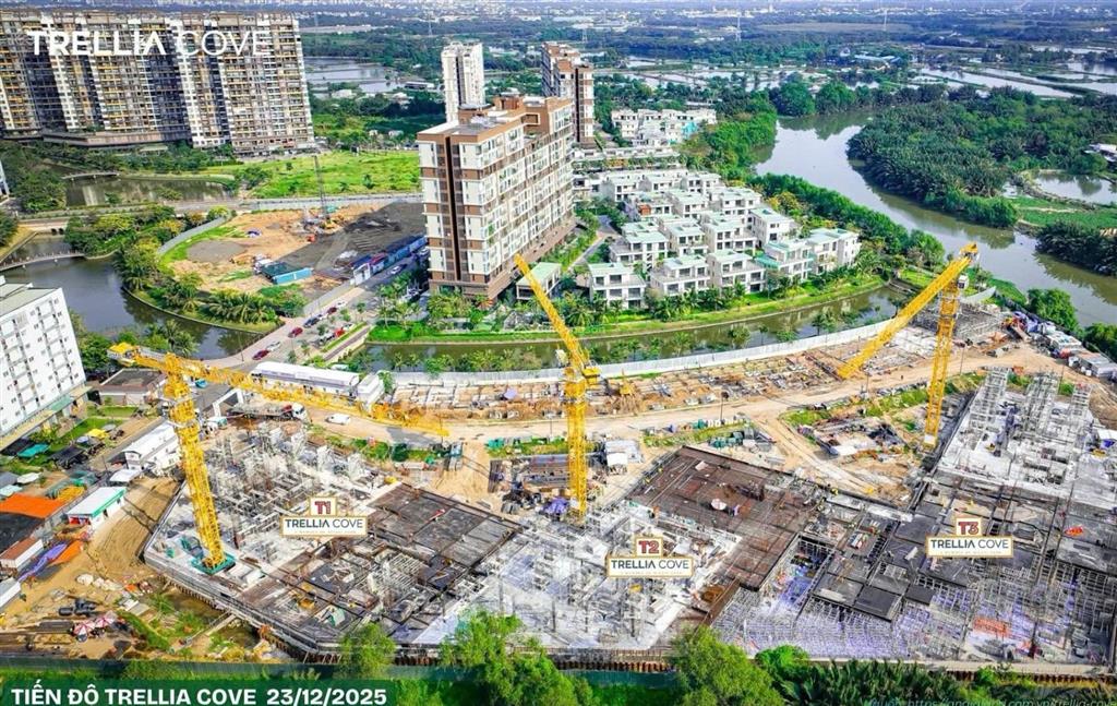 Căn hộ trellia cove trong khu mizuki đã hình thành, nhịp sống ổn định, trực tiếp chủ đầu tư