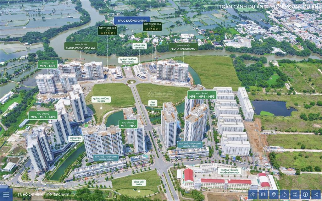 Cần bán căn hộ mizuki park view kênh đào, full nội thất, sổ hồng, tầng thấp