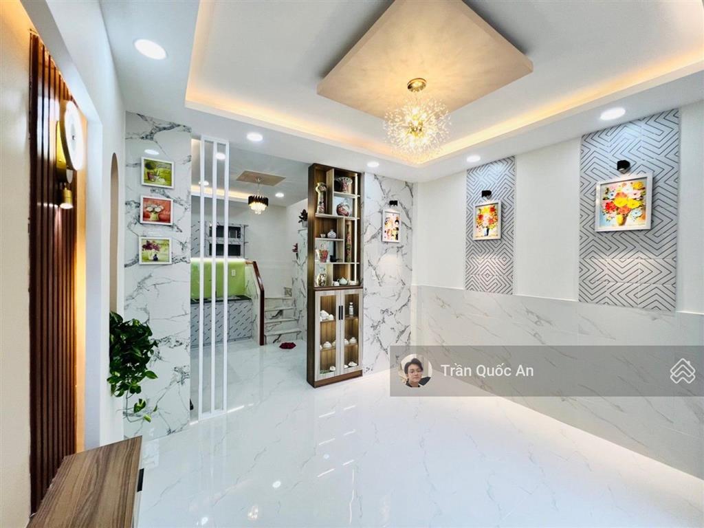 Nhà đẹp cao tầng  4 tầng  4pn  lưu hữu phước  quận 8  shr  nhỉnh 4 tỷ
