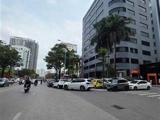 Bán tòa nhà văn phòng trần thái tông 256m*6t mt20m 130 tỷ nhỉnh lô góc  3 thoáng  kinh doanh