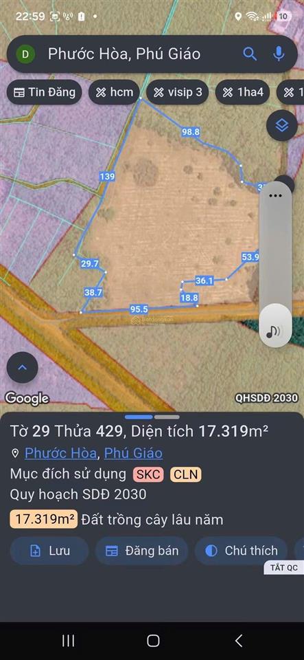 Bán đất skc phú giáo bình dương