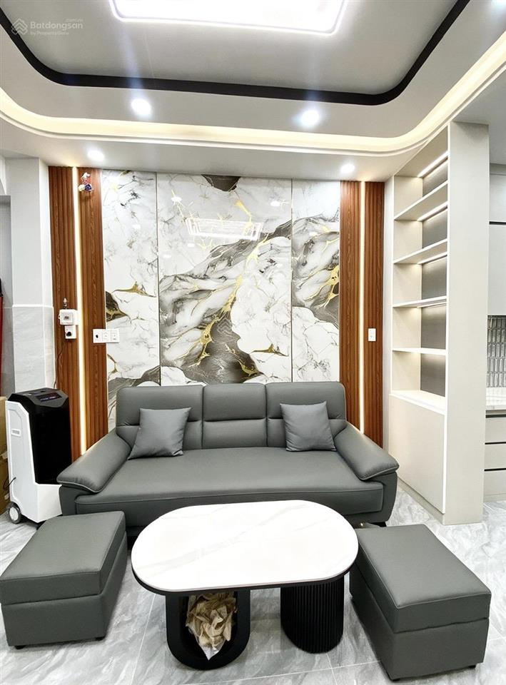 Nhà mới 2 tầng lý thường kiệt, 52m2, hẻm 4m thông, giáp cư xá bắc hải, chỉ 7.68 tỷ tl