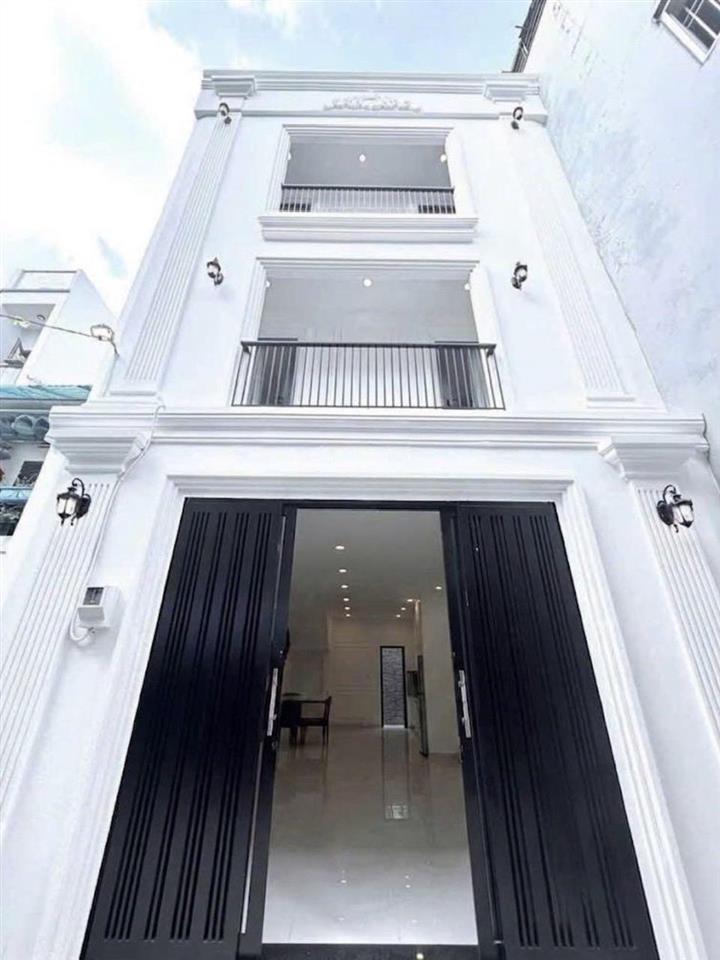 Nhà mới 4 tầng lạc long quân, 65m2, ngang lớn, hẻm 4m thông, ngay ngã tư bảy hiền, chỉ 7.95 tỷ tl