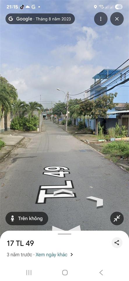 Chính chủ bán nhà 2 mặt tiền gần chợ đường, kế cầu phú long. q12