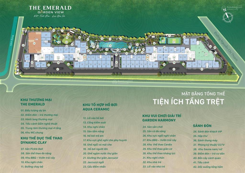 Giỏ hàng đẹp the emerald garden view, giá bán 36 triệu/m2, thanh toán chỉ 9 triệu đồng/tháng