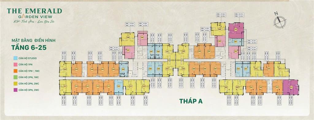 Giỏ hàng đẹp the emerald garden view, giá bán 36 triệu/m2, thanh toán chỉ 9 triệu đồng/tháng