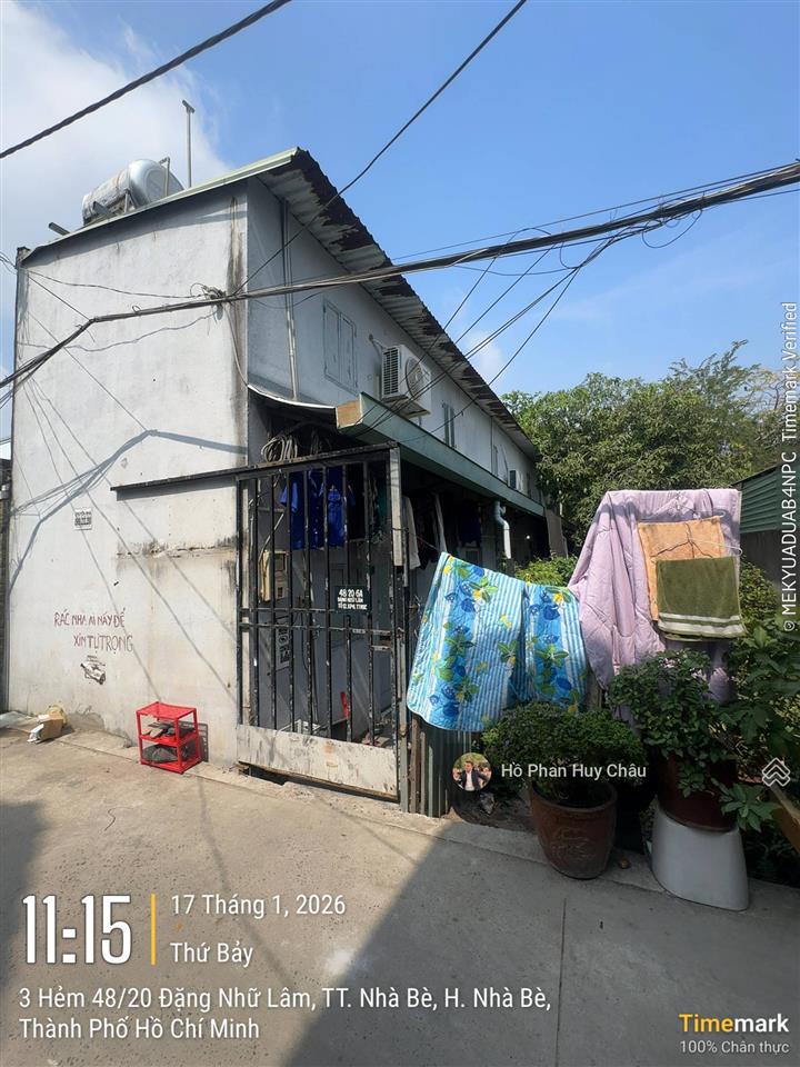 Bán dãy trọ 5x20m  6 phòng ngủ  hẻm thông thoáng  5 tỷ 1