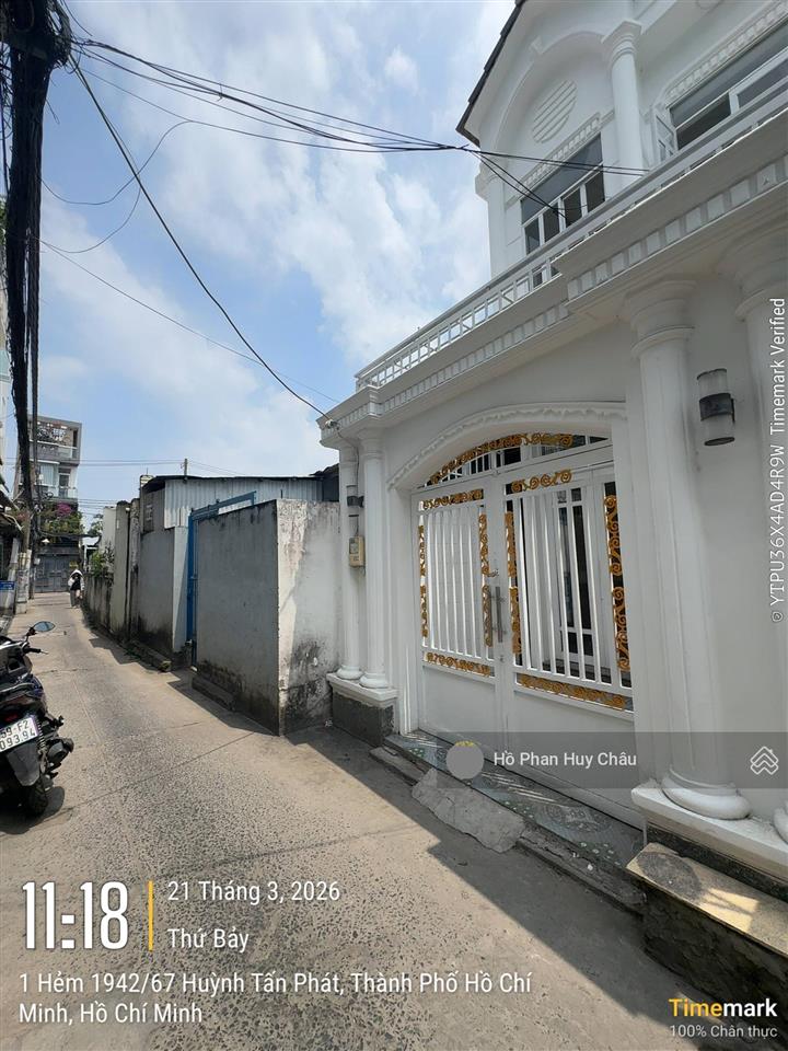 Hot  4x20m  chỉ 5.75 tỷ  hxh  huỳnh tấn phát, nhà bè