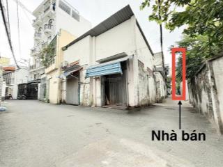 Hẻm 1/ , thích hợp ở , hoặc xây chdv. dtcn 105 m2, ngang 3 nở hậu 8m x 22 m,