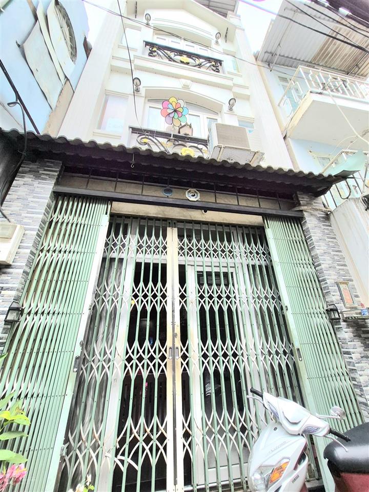 Cách mặt tiền khánh hội 30m  4 tầng đúc  36m2  hoàn công  kdc hiện hữu