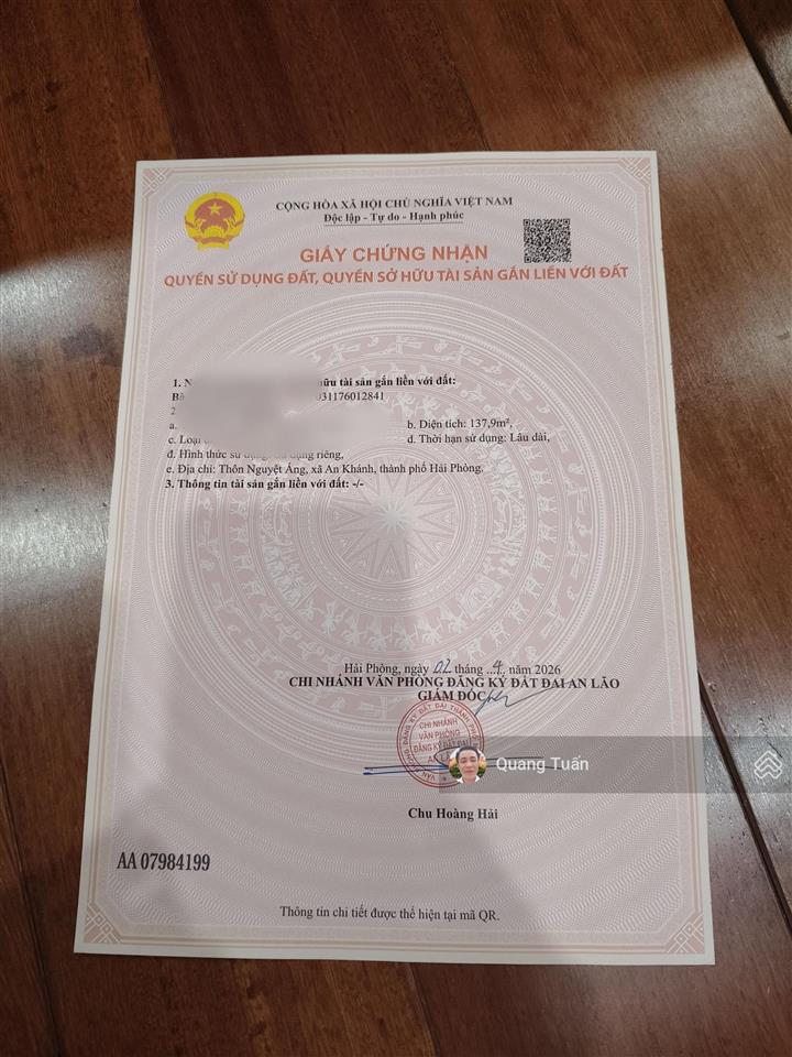 Bán lô đất siêu đẹp mặt đường chợ bứa