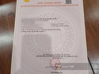 Bán lô đất siêu đẹp mặt đường chợ bứa
