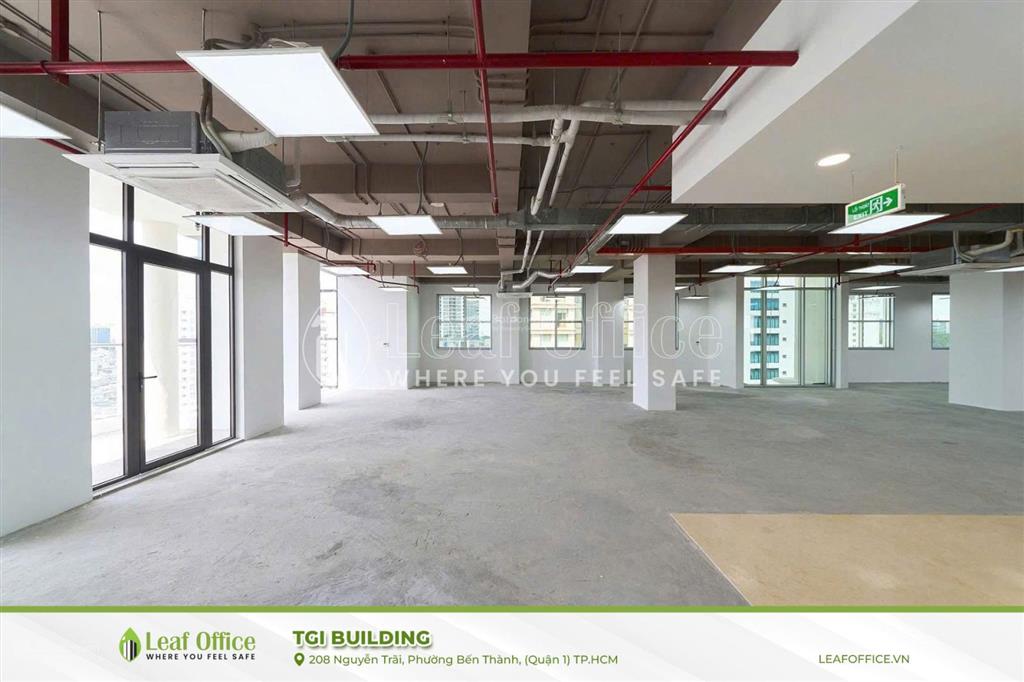 Cho thuê văn phòng tòa nhà tgi building nguyễn trãi, quận 1 / giá tốt, uy tín 2025 345m2