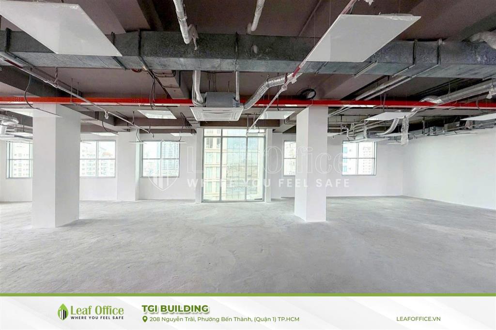 Cho thuê văn phòng tòa nhà tgi building nguyễn trãi, quận 1 / giá tốt, uy tín 2025 345m2