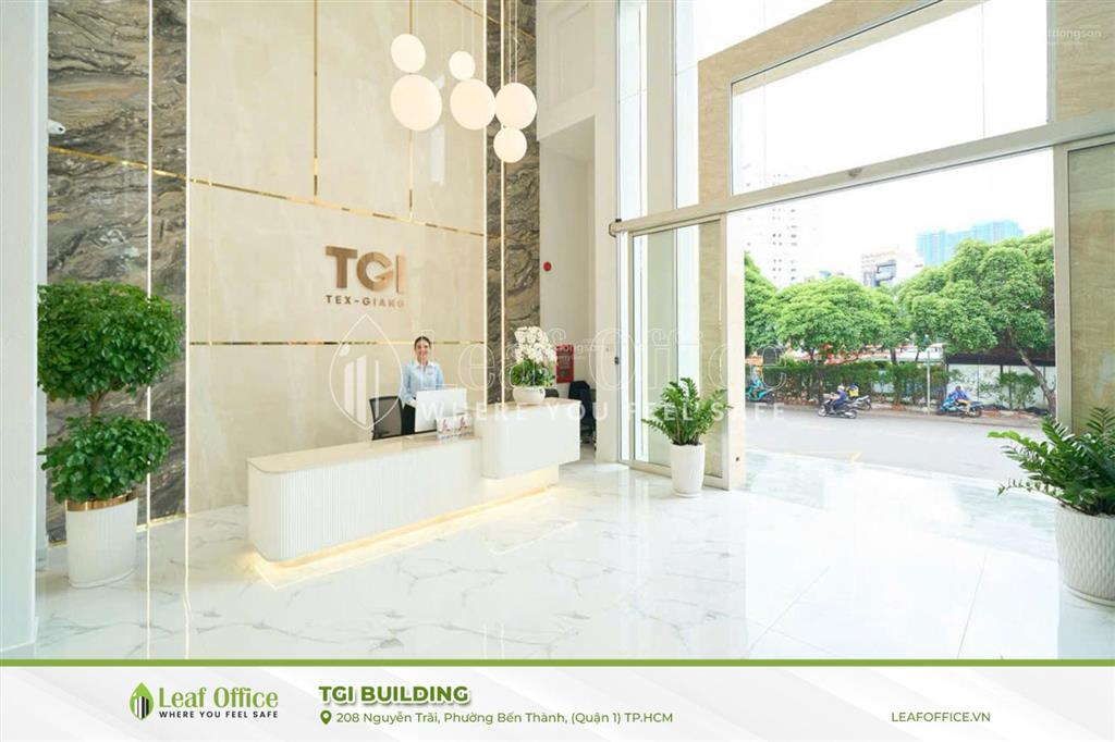 Cho thuê văn phòng tòa nhà tgi building nguyễn trãi, quận 1 / giá tốt, uy tín 2025 345m2