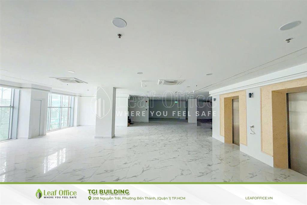 Cho thuê văn phòng tòa nhà tgi building nguyễn trãi, quận 1 / giá tốt, uy tín 2025 345m2