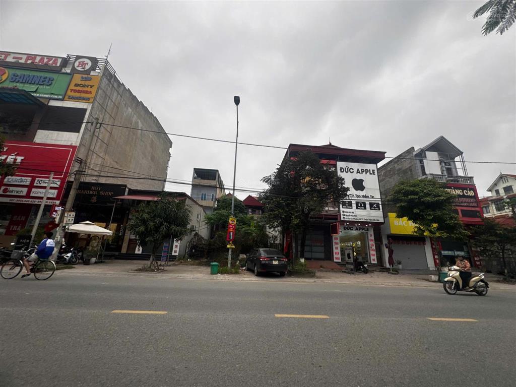 Chính chủ gửi bán gấp đất mặt phố âu cơ thuận thành 82m2 kinh doanh sầm uất ngày đêm