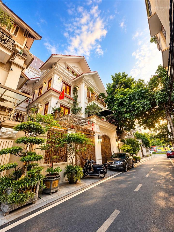 Bán biệt thự trung kính, cầu giấy 159m mặt tiền 12,5m 4 tầng thang máy 80 tỷ