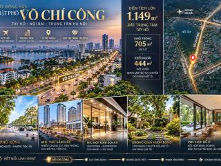 360 tỷ đại quỹ đất mặt phố võ chí công, tây hồ 1.149m mặt tiền 41m