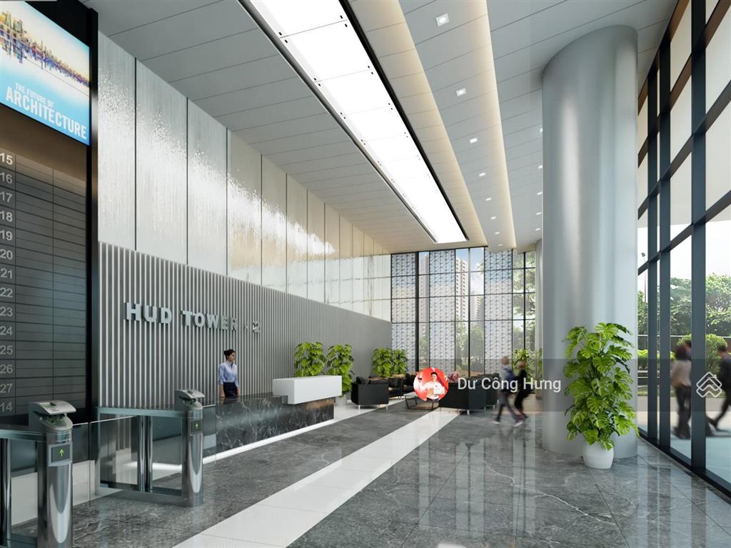 Cđt cho thuê văn phòng hạng a tòa hud tower lê văn lương 1.000m² có cắt sẵn nội thất, bàn giao ngay