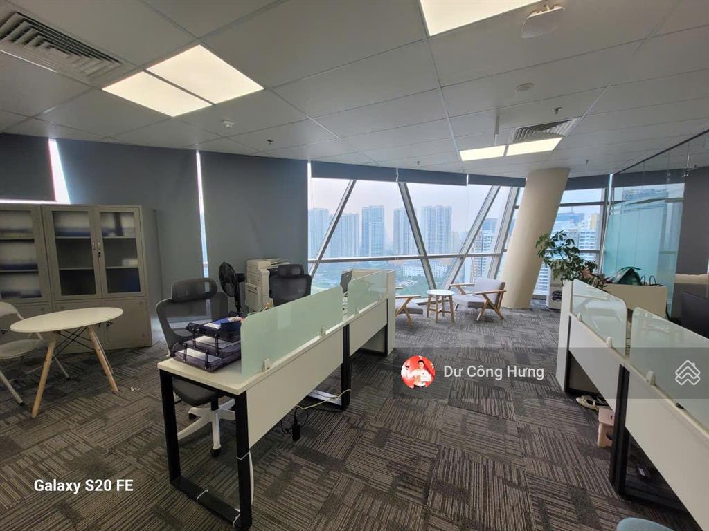 Cđt cho thuê văn phòng hạng a tòa hud tower lê văn lương 1.000m² có cắt sẵn nội thất, bàn giao ngay